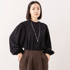 MANON | マノン　GATHER SLEEVE LS TEE