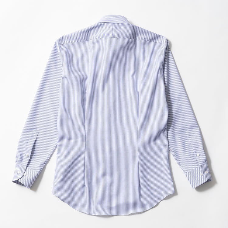azabu tailor | アザブ テーラー　World Traveler リンクルフリーシャツ (ストライプ)