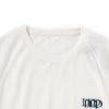 ddp | ディーディーピー EMBROIDERY WAFFLE RAGLAN SLEEVE TEE