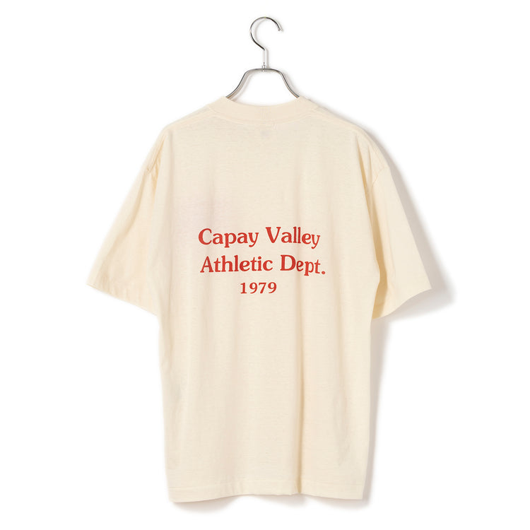 UNDYED/STANDARD | アンダイドスタンダード　無染色オーガニックコットン 30/- 天竺 S/S Tee(CV ATHLETIC)