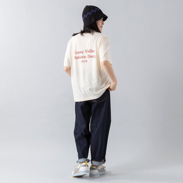 モデル身長160cm,NEEDBY heritageのKOH 9オンスONEWASHデニム|Creedのガーメント サークルショルダー|KARHUのFusion2.0|el mareのグアテマラハット,https://market.e-begin.jp/products/gsr_ndh0943q_lala|https://market.e-begin.jp/products/ino_cre0401s_lala|https://market.e-begin.jp/products/sed_kar0466p_lala|https://market.e-begin.jp/products/sir_eds0749q_lala