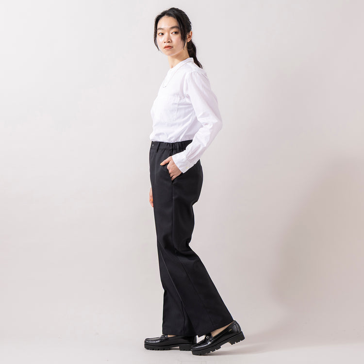 モデル身長165cm,MANUAL ALPHABETのBROAD BAND COLOR SHIRT|rapiécageのアジャストダブルパイプコードネックレス,https://market.e-begin.jp/products/mks_man0870j_lala|https://market.e-begin.jp/products/rdx_rpc0106u_lala