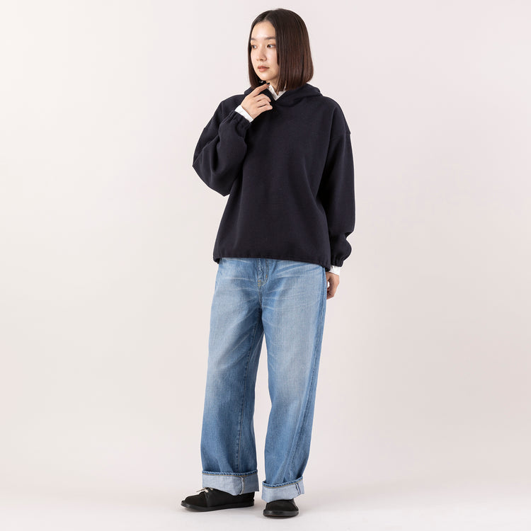 モデル身長163cm,MANUAL ALPHABETのWOOLY FLEECE PULLOVER PARKER|MANONのBASIC SHT|caquのFSワイドボーイズ|DiuのFreesia,https://market.e-begin.jp/products/mks_man1216s_lala|https://market.e-begin.jp/products/mks_mnn1172s_lala|https://market.e-begin.jp/products/tan_caq1164s_lala|https://market.e-begin.jp/products/cil_diu1165s_lala
