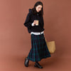 モデル身長167cm,MANUAL ALPHABETのWOOLY FLEECE PULLOVER PARKER|ciaoのオックスフォードB.D.シャツ|Glen Fyneのチェックプリーツラップスカート|Filerのエバーグリーン トート L|DiuのMeleze|taneのケシパールワンポイントネックレス|MATOWのTsuki 朧月 -おぼろづき- / スクエア ローズゴールド レザー,https://market.e-begin.jp/products/mks_man1216s_lala|https://market.e-begin.jp/products/hag_cia0077s_lala|https://market.e-begin.jp/products/imx_glf0082r_lala|https://market.e-begin.jp/products/mjl_flr0504l_lala|https://market.e-begin.jp/products/cil_diu0799s_lala|https://market.e-begin.jp/products/lop_tne0988p_l