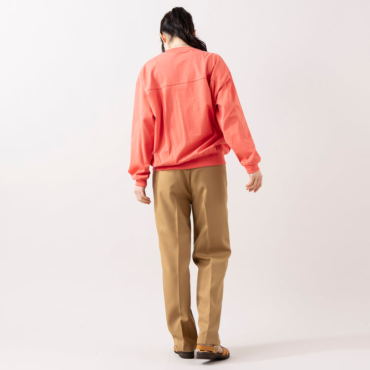 モデル身長165cm,MANUAL ALPHABETのTWILL SEMI- EASY TROUSERS for Lala Begin|GLENFIELDのシャークソールグルカサンダル|rapiécageのメタルトップケシビーズネックレス,https://market.e-begin.jp/products/mks_mnn0095u_lala|https://market.e-begin.jp/products/mks_man0093u_lala|https://market.e-begin.jp/products/jal_gfd0391q_lala|https://market.e-begin.jp/products/rdx_rpc0108u_lala