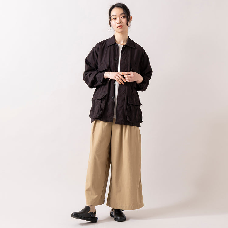 モデル身長165cm,ROTHCOのBDU SHIRTS ONE WASH|gym masterの7.2oz ドライワッフルクルーネック|ROOTOTEのIP.SQ.Buddy.Peanuts-1E|GLENFIELDのシャークソールビジネスサンダル|rapiécageのメタルトップケシビーズネックレス|rapiécageのステンレスフラワープレートブレスレット,https://market.e-begin.jp/products/sem_rth0253r_lala|https://market.e-begin.jp/products/grd_gym0091u_lala||https://market.e-begin.jp/products/sup_roo0146u_lala|https://market.e-begin.jp/products/jal_gfd0392q_lala|https://market.e-begin.jp/products/rdx_rpc0108u_lala|https://market.e-begin.jp/products/rdx_rpc0109u_lala