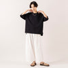 モデル身長 163cm,TUTIE.のコットンリネンデニムタックパンツ|BlundstoneのAEROCORK SANDAL|rapiécageのフラワープレートチェーン アジャストネックレス,https://market.e-begin.jp/products/equ_tte0274u_lala|https://market.e-begin.jp/products/sed_bld0289u_lala|https://market.e-begin.jp/products/rdx_rpc0310u_lala