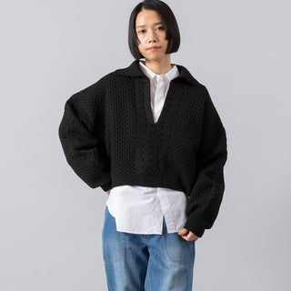 MANON | マノン　SKIPPER CABLE KNIT