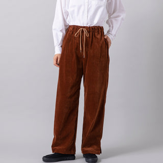 MANON | マノン　SIDE SLIT EASY CORDUROY PANTS