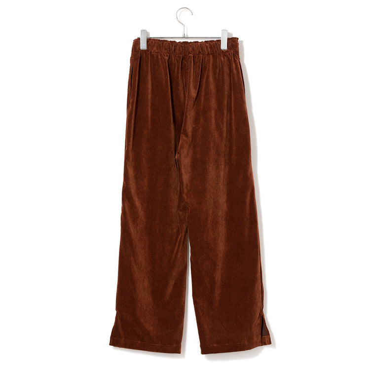 MANON | マノン　SIDE SLIT EASY CORDUROY PANTS