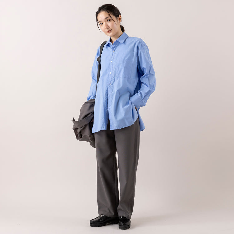 モデル身長163cm,MANONのBASIC SHT|UNIVERSAL OVERALLのオンオフ使えるハンサムジャケット|UNIVERSAL OVERALLのオンオフ使えるハンサムパンツ|NEI/NORのスクエアチャームピアス,https://market.e-begin.jp/products/mks_mnn1172s_lala|https://market.e-begin.jp/products/dre_uni0210s_lala|https://market.e-begin.jp/products/dre_uni0211s_lala|https://market.e-begin.jp/products/ris_ner0789s_lala