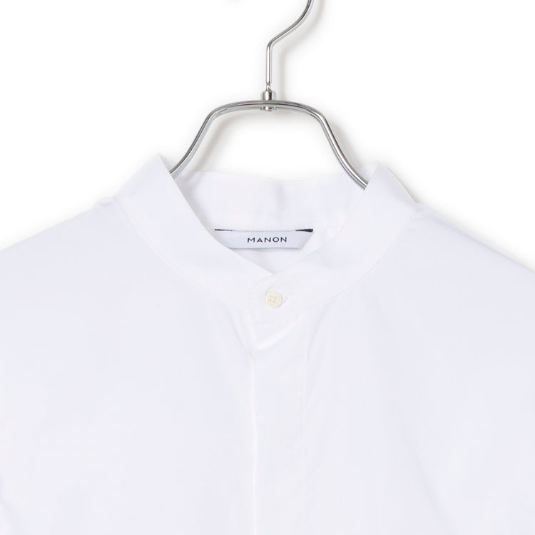 MANON | マノン　GATHER SLEEVE BAND COLLAR SHT