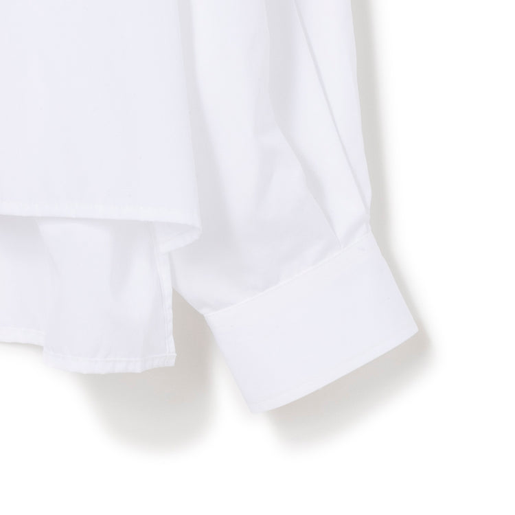 MANON | マノン　GATHER SLEEVE BAND COLLAR SHT