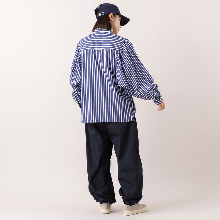 モデル身長163cm,MANONのGATHER SLEEVE BAND COLLAR SHT|WHITE MAILSのCOTTON PAPER HIGH STRETCH TURTLENECK PULLOVER|RNA-Nのミリタリーオーバーパンツ|Moonstarのローバスケットヴィンテージグレー|PROGRESS RUNNING CLUBのBADGE Logo Cap,https://market.e-begin.jp/products/mks_mnn1174s_lala|https://market.e-begin.jp/products/hrt_wns0730n_lala|https://market.e-begin.jp/products/tky_rnn1182s_lala|https://market.e-begin.jp/products/mns_mns0286o_lala|https://market.e-begin.jp/products/gra_pgr0248r_lala