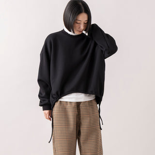 MANON | マノン　CARDBOARD KNIT LONG SLEEVE  SPINDLE TEE