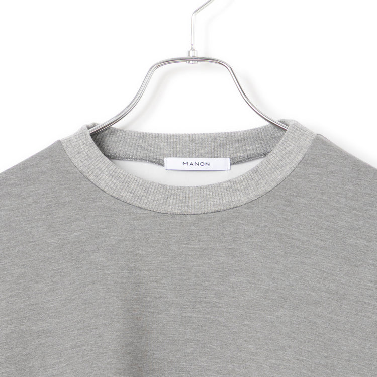 MANON | マノン　CARDBOARD KNIT LONG SLEEVE  SPINDLE TEE