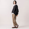モデル身長165cm,MANONのCARDBOARD KNIT LONG SLEEVE SPINDLE TEE|gym masterのダブルフェイス タートルネック|MANONのBALLOON PANTS|Organic handloomのSHELLY,https://market.e-begin.jp/products/mks_mnn1263s_lala|https://market.e-begin.jp/products/grd_gym1195s_lala|https://market.e-begin.jp/products/mks_mnn1264s_lala|https://market.e-begin.jp/products/sed_ogh1252s_lala