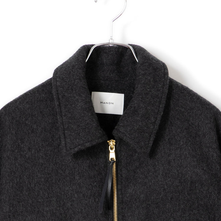 MANON | マノン　SHAGGY WOOL ZIP JKT