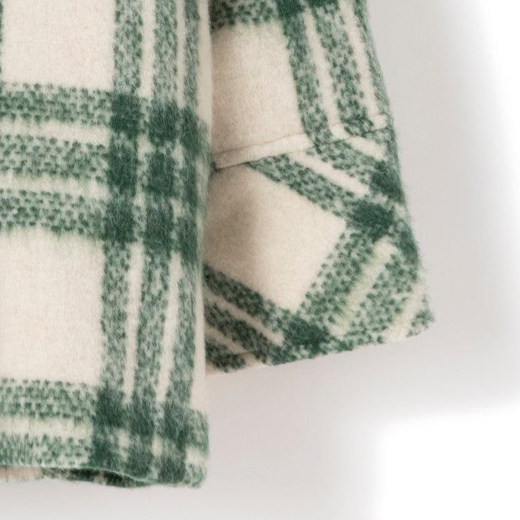 MANON | マノン　SHAGGY CHECK BIG JKT