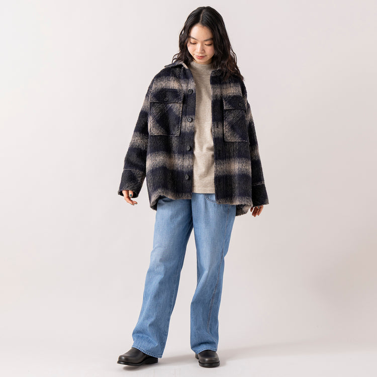 モデル身長165cm,RNA-Nのアームウォーマー付きシルキーニットプルオーバー|caquのranch pants ver.2|DiuのViola,https://market.e-begin.jp/products/tky_rnn1429s_lala|https://market.e-begin.jp/products/tan_caq1410s_lala|https://market.e-begin.jp/products/cil_diu1296s_lala
