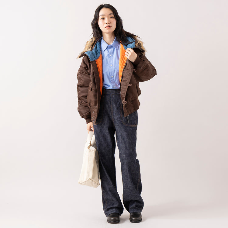 モデル身長165cm,MANONのBASIC SHT|caquのranch pants ver.2|MASTER&Co.のレイルマン2wayバッグ|DiuのViola,https://market.e-begin.jp/products/mks_mnn1172s_lala|https://market.e-begin.jp/products/tan_caq1410s_lala|https://market.e-begin.jp/products/mhg_msc0372n_lala|https://market.e-begin.jp/products/cil_diu1296s_lala