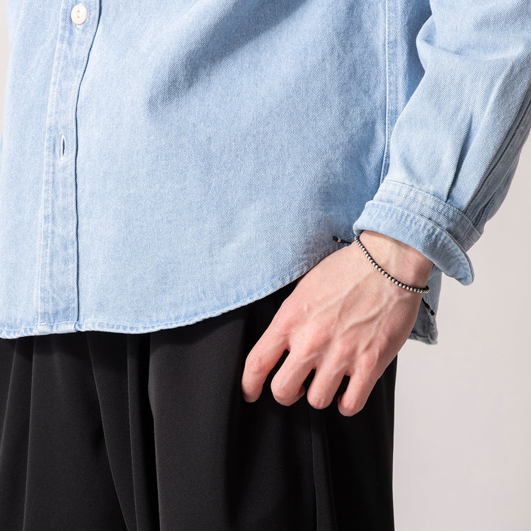 mallet | マレット　カレンシルバーワックスコードブレスレット