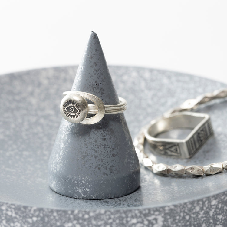 Mallet | マレット　カレンシルバーリング AS017