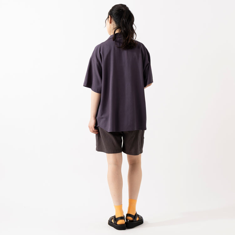 モデル身長165cm,TUTIE.のタカシマチヂミノースリーブプルオーバー|ROKXのTIDE ON SHORT|Organic handloomのGURKHA PLATFORM,https://market.e-begin.jp/products/equ_tte0275u_lala|https://market.e-begin.jp/products/sct_rok0427u_lala|https://market.e-begin.jp/products/sed_ogh0417u_lala