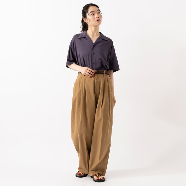 モデル身長165cm,Le minorのM52 CHINO|Organic handloomのDUBI,https://market.e-begin.jp/products/gsr_lmn0024u_lala|https://market.e-begin.jp/products/sed_ogh0416u_lala