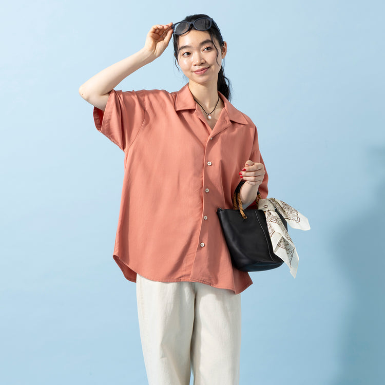 モデル身長165cm,caquのFS linen wide boy`s|TIDEWAYのアラログ2wayかごバッグ,https://market.e-begin.jp/products/tan_caq0390u_lala|https://market.e-begin.jp/products/snk_tid0622q_lala
