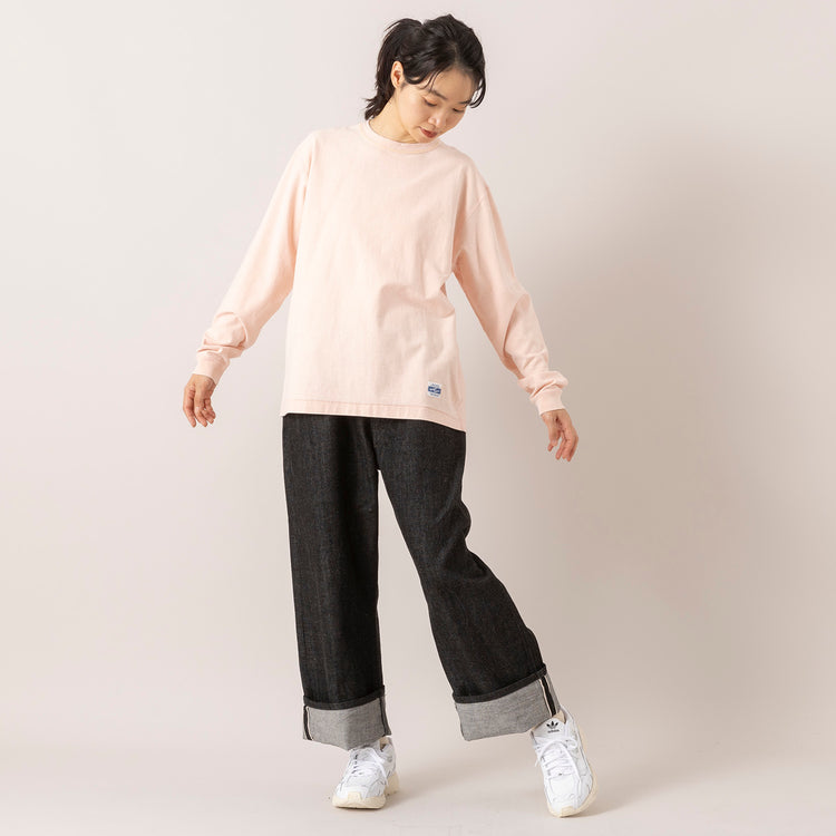 モデル身長165cm,80/40 BY SKEVEの40inch SELVEDGE DENIM（BLACK）,https://market.e-begin.jp/products/sta_ske0982s_lala