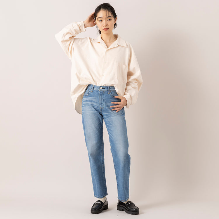 モデル身長165cm,caquのFSロールアップボーイズⅢ,https://market.e-begin.jp/products/tan_caq0001r_lala