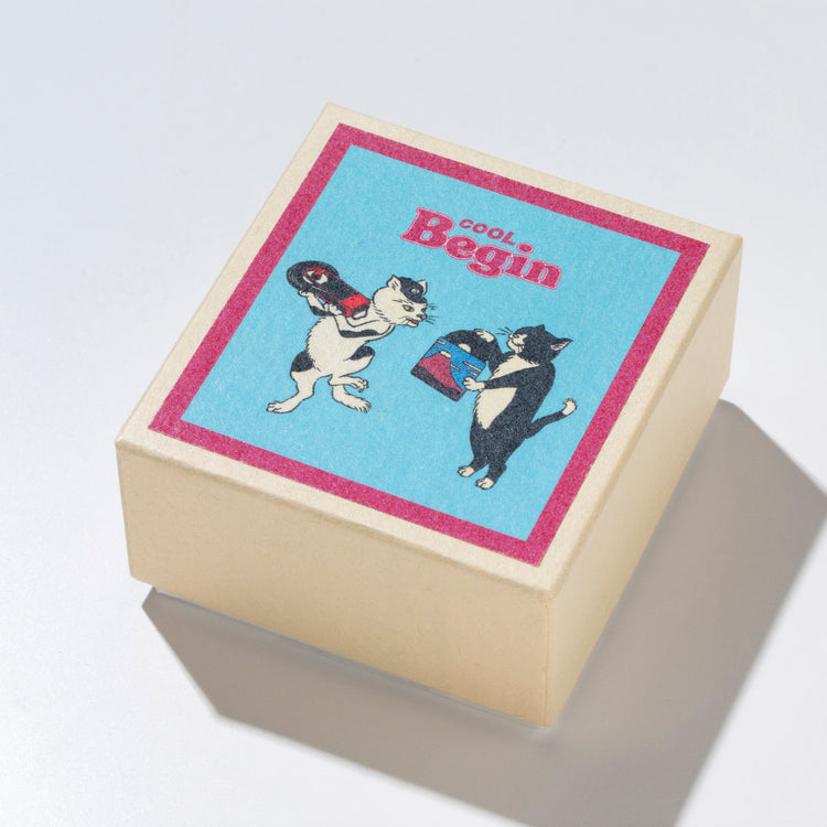 京都徳力版画館 | キョウトトクリキハンガカン　メモ帳入り「おはこ」（COOL Begin Special Ver.） Diggin' Cats