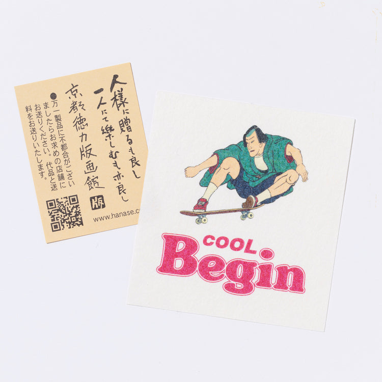 京都徳力版画館 | キョウトトクリキハンガカン　メモ帳入り「おはこ」（COOL Begin Special Ver.） DJ Girls