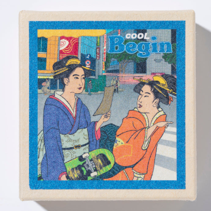 京都徳力版画館 | キョウトトクリキハンガカン　メモ帳入り「おはこ」（COOL Begin Special Ver.） Skate Girls