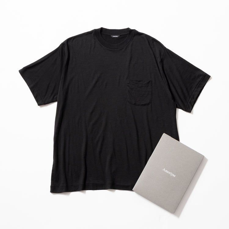 Ameriyas | アメリヤス　メリノウール半袖Tシャツ