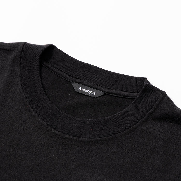 Ameriyas | アメリヤス　メリノウール半袖Tシャツ