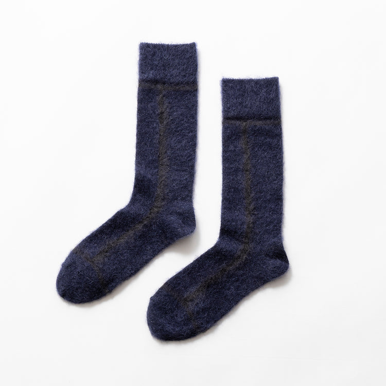 ネイビー×チャコールグレー