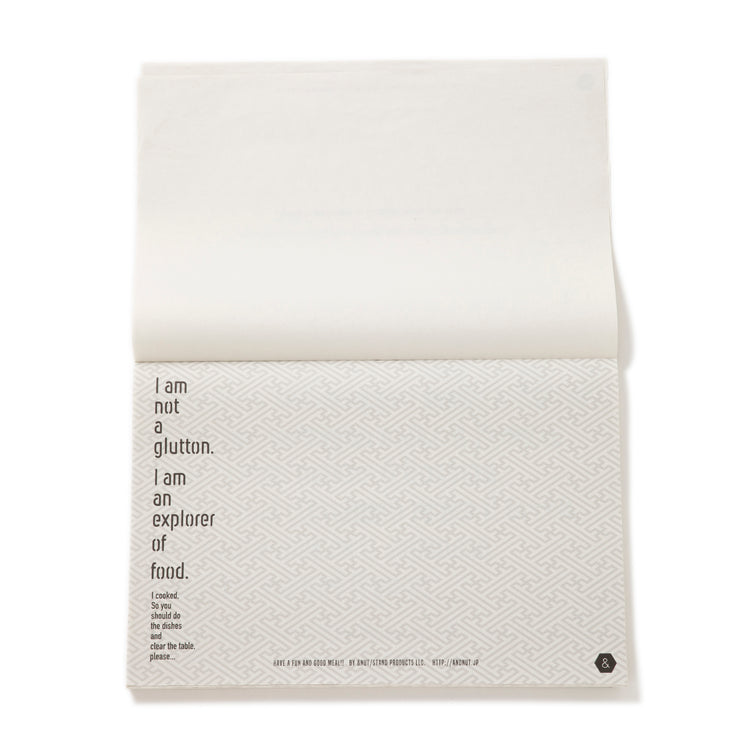 &NUT | アンドナット　PAPER PLACE MAT ver,3