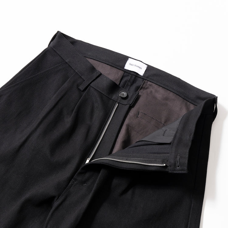 Odd Human | オッドヒューマン　ワイドデニムスラックスパンツ