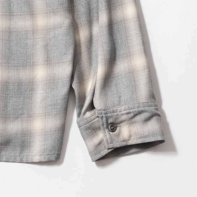 Odd Human | オッドヒューマン　ボックスオンブレチェックシャツ