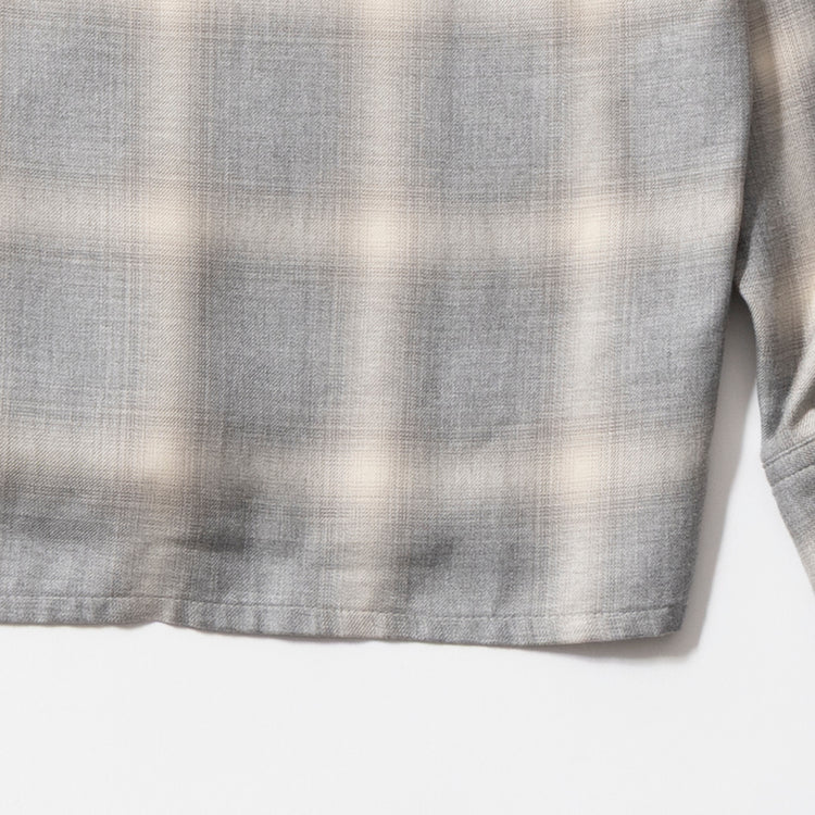 Odd Human | オッドヒューマン　ボックスオンブレチェックシャツ