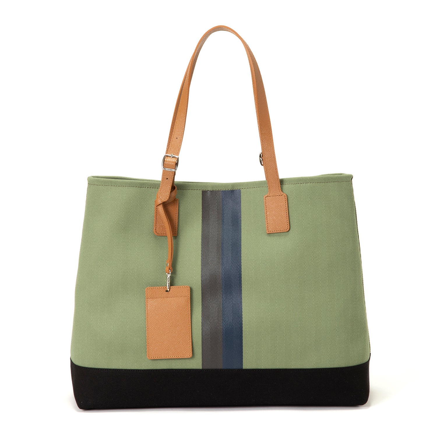 ETELA | エテラ エクストララージトートバッグ(CENTER TWOTONE PRINT)