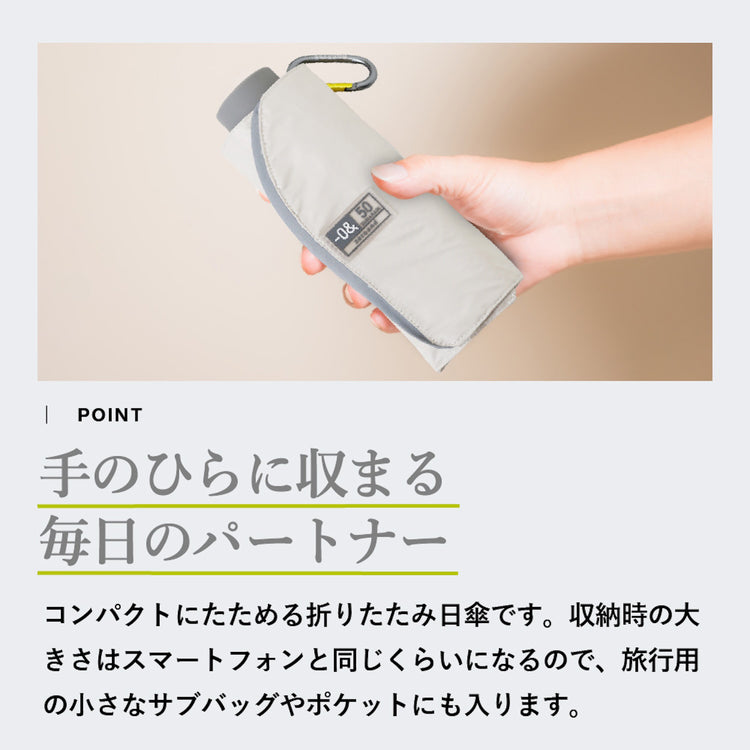 -0& | ゼロアンド　晴雨兼用傘 軽量コンパクトミニ 50cm