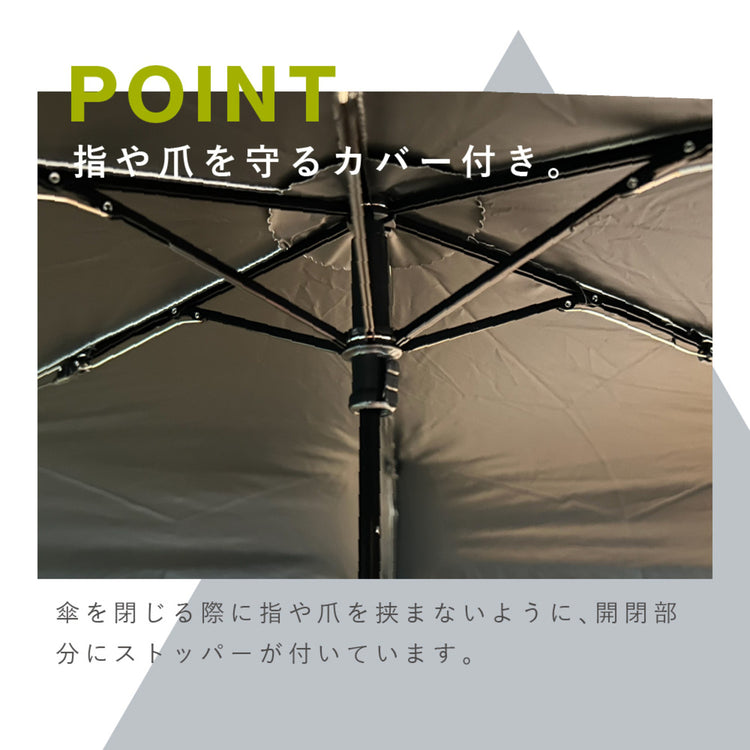 -0& | ゼロアンド　50cm軽量晴雨兼用折りたたみ傘