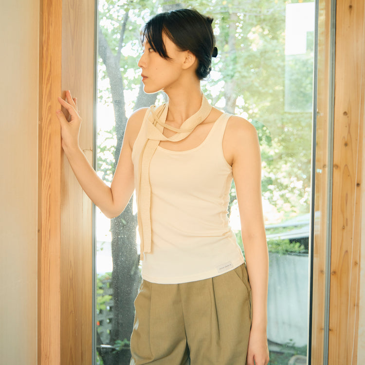 one nova | ワンノバ　Ribbed 3D Bra Tank (FEMALE)