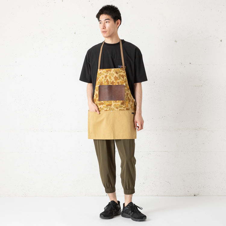 NAPRON | ナプロン　LEATHER POCKET APRON