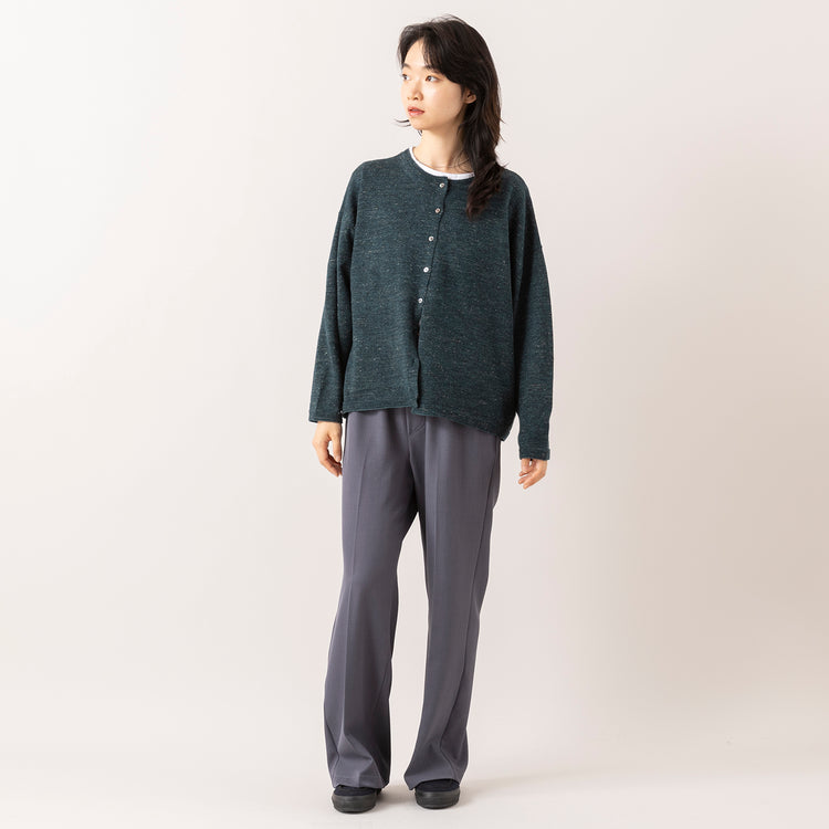 モデル身長165cm,FIL DE FERのポリエステルカルゼロングシャツ|Heavenlyのカーディガン,https://market.e-begin.jp/products/rdx_fdf1057s_lala|https://market.e-begin.jp/products/dlt_hvr0997s_lala