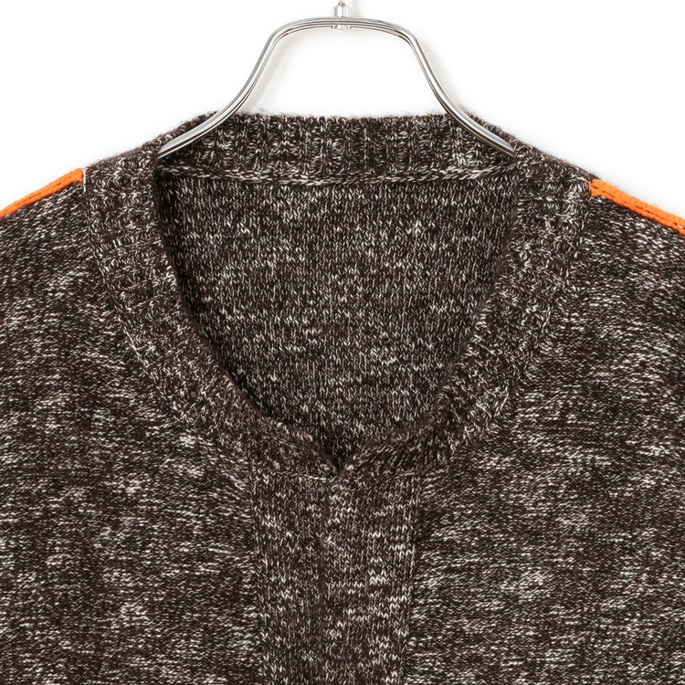 FIL DE FER | フィルデフェール　捻り杢スラブ 配色ラインボレロ