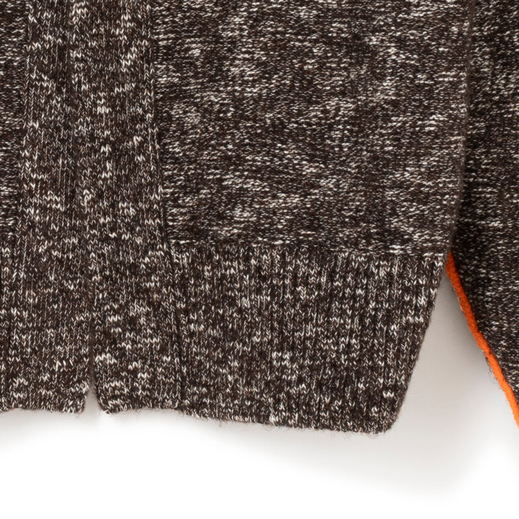 FIL DE FER | フィルデフェール　捻り杢スラブ 配色ラインボレロ